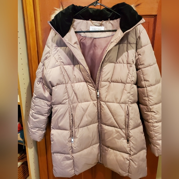 Unused Calvin Klein Purple Puffer; New! - Picture 1 of 4